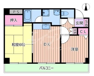 ハイツションブリアンの物件間取画像